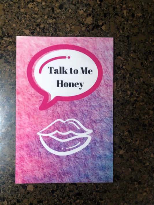 Talk To Me Honey Writing Journal, Notebook